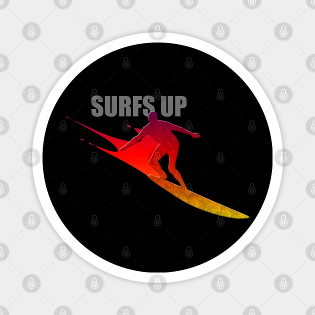 Surfs Up - Drip Magnet by tatzkirosales-shirt-store